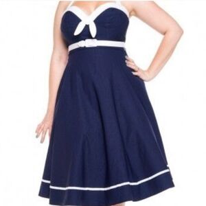 Pinup Girl Nautical Sailor Dress